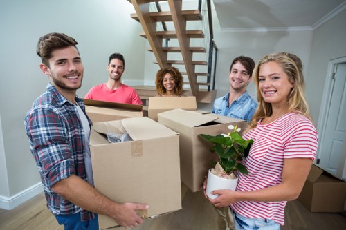 Professional removalists assisting with moving in Edgware