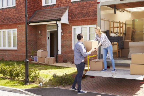 Man and Van service assisting with a move in Edgware